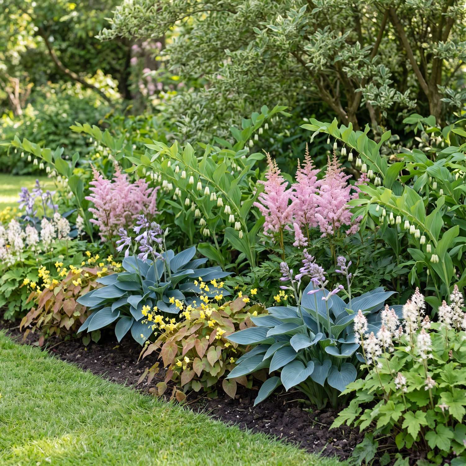 Perennapaketti 'Pimeä nurkka' (1,5-2m²)